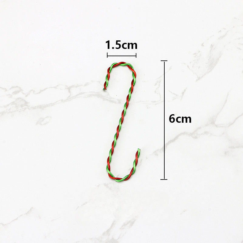 Wholesale Stainless Steel Dual Color Christmas S Hook